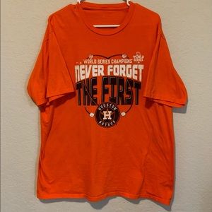 - FANATICS XL ASTROS WORLD SERIES T-shirt-orange